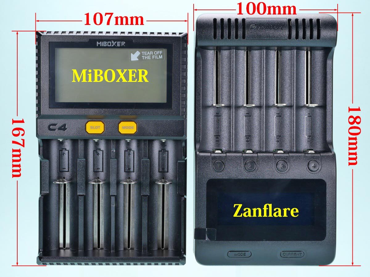 03
MiBOXER C4 と zanflare C4
本体比較