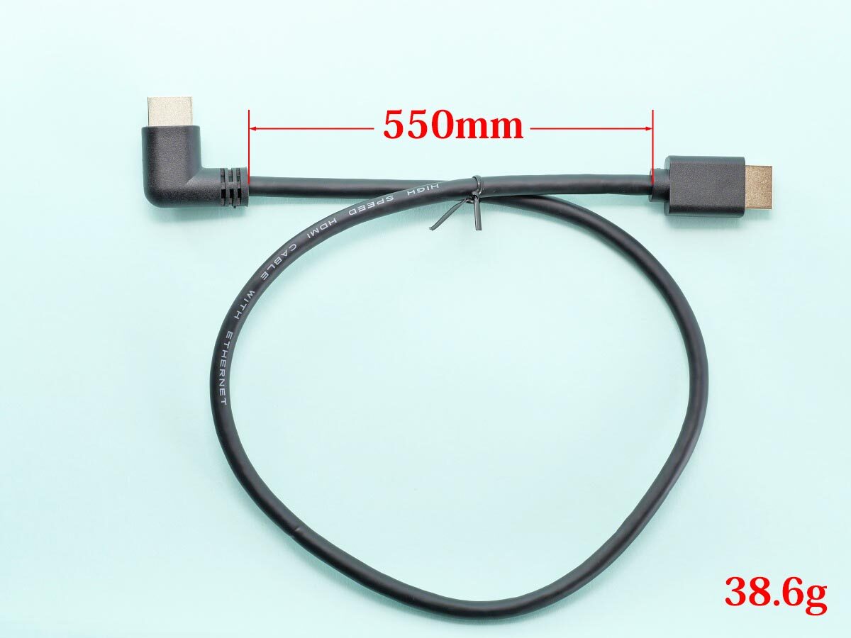 04
Maxhood L字型HDMI2.0ケーブル
長さ
