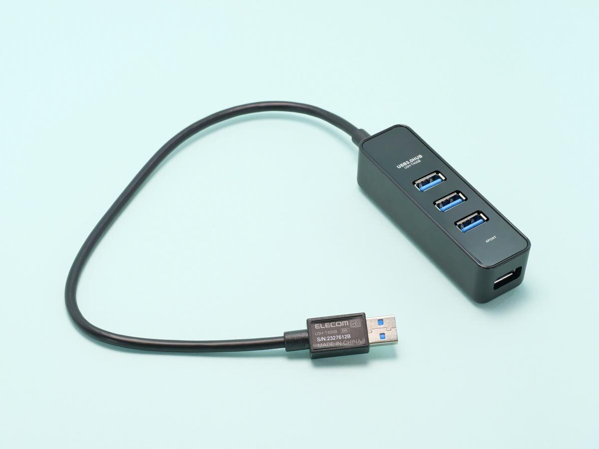 03
エレコム USB3.0 ハブ U3H-T405BBK
本体