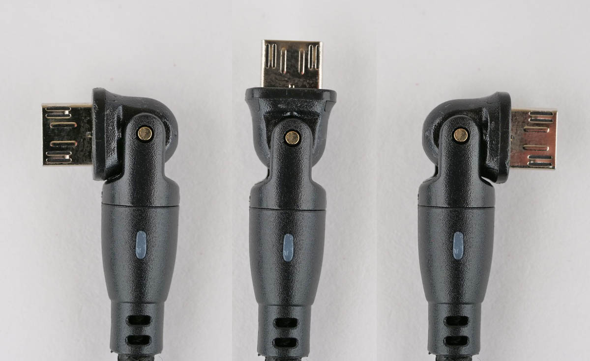 05
YFFSFDC USB Micro B ケーブル Ｌ字型 180度回転
USBマイクロB側回転